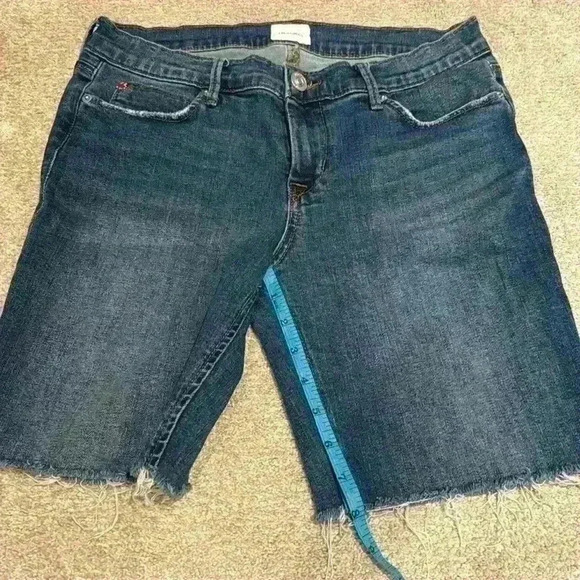 HUDSON Size 28 VICEROY MIDRISE KNEE BERMUDA STRETCH SHORTS VISALIA BLUE - Picture 7 of 8